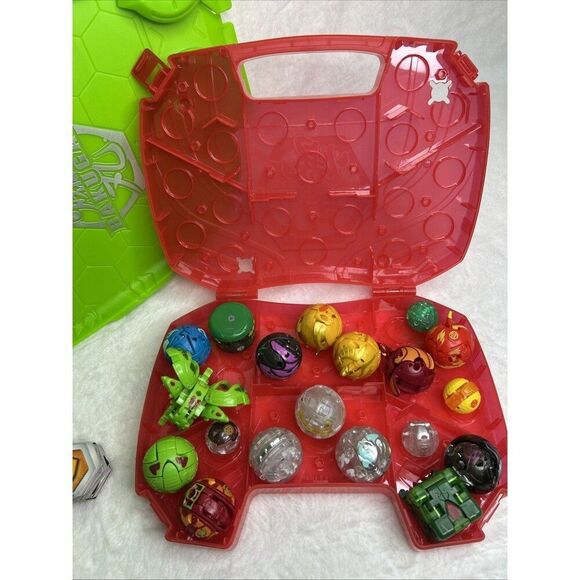 Bakugan Bundle Green 4 Arena Brawlers With Case Cards - Picture 2 of 10
